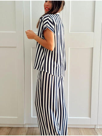 Conjunto Rayas MARÉTH Marino HEVE