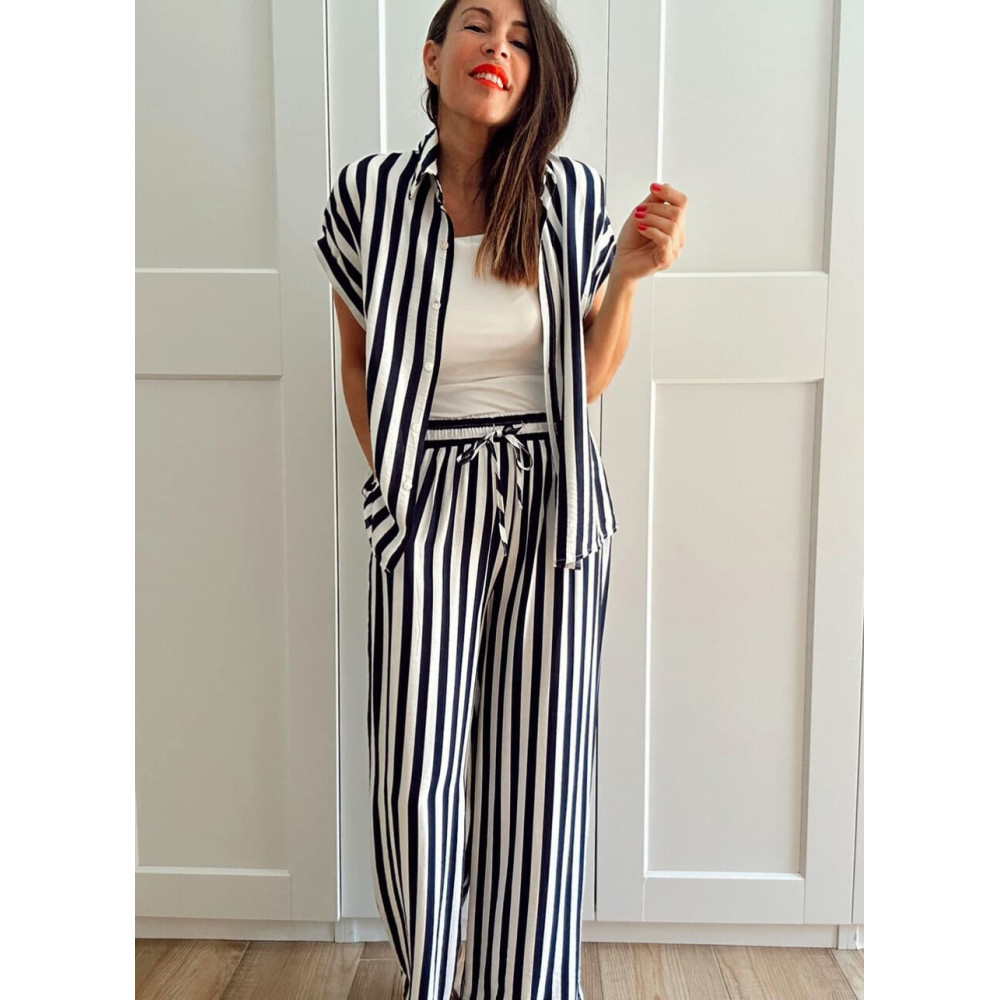Conjunto Rayas MARÉTH Marino HEVE