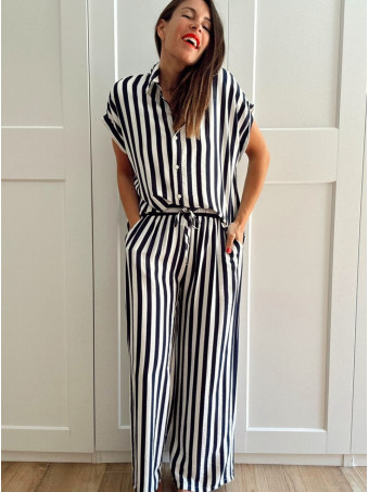 Conjunto Rayas MARÉTH Marino HEVE