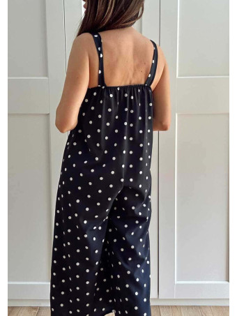 Mono Cropped Lunares CADELLE Marino HEVE
