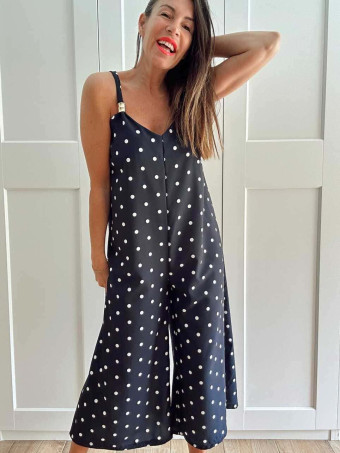 Mono Cropped Lunares CADELLE Marino HEVE