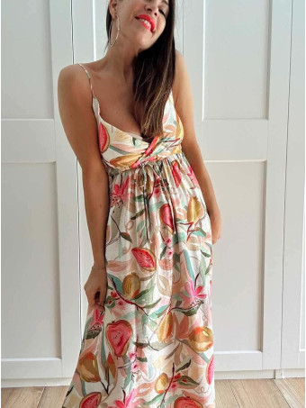 Vestido Largo Estampado...