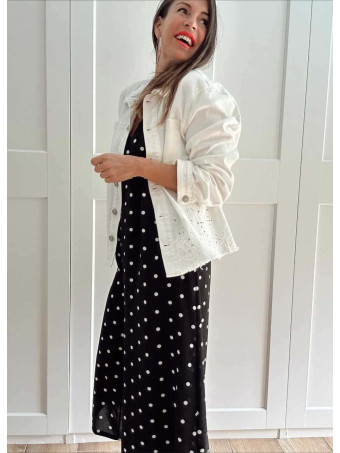 Mono Cropped Lunares CADELLE Negro HEVE