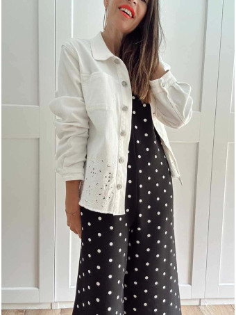 Mono Cropped Lunares CADELLE Negro HEVE