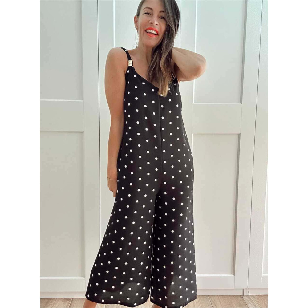 Mono Cropped Lunares CADELLE Negro HEVE