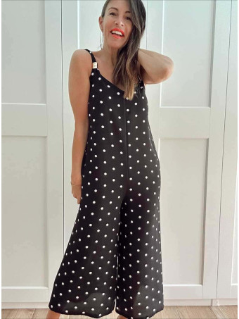 Mono Cropped Lunares CADELLE Negro HEVE