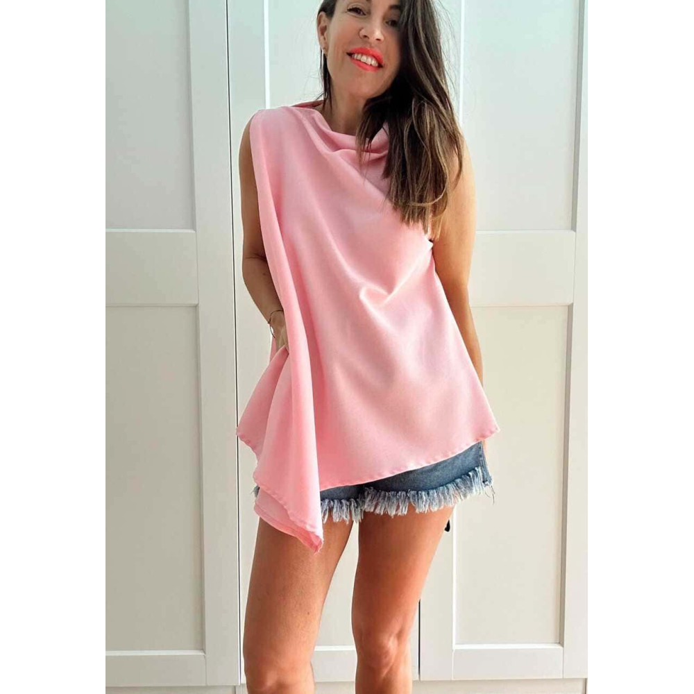 Capa Asimétrica MILOVA Rosa HEVE