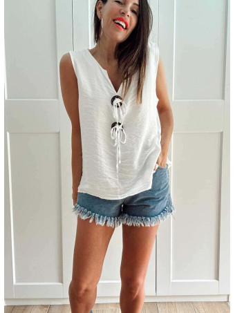 Cuerpo Maxi-Botones LEMARO Blanco HEVE