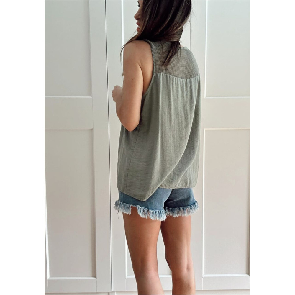 Cuerpo Maxi-Botones LEMARO Verde Militar HEVE