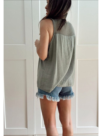 Cuerpo Maxi-Botones LEMARO Verde Militar HEVE