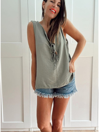 Cuerpo Maxi-Botones LEMARO Verde Militar HEVE