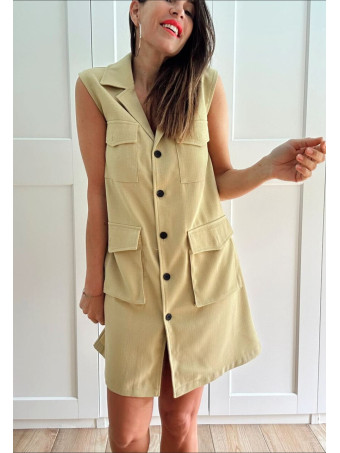 Vestido Pichi con Cinturón SÁNGALO Lima HEVE
