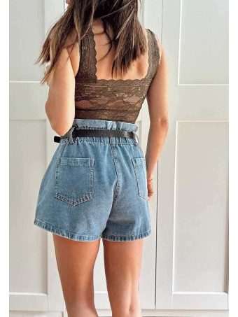 Top Encaje SARIEL Pardo HEVE