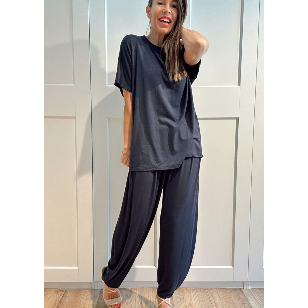 Conjunto Camiseta y Pantalón GREYZA Marino HEVE