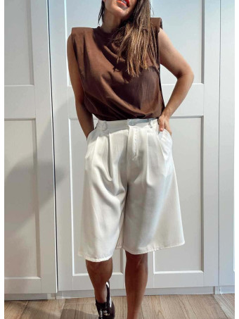 Bermuda Tailoring FINLER Blanco HEVE