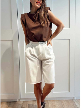 Bermuda Tailoring FINLER Blanco HEVE
