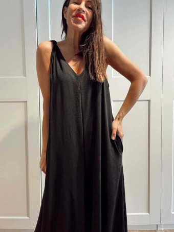 Mono Palazzo Oversize NALEIRA Negro HEVE