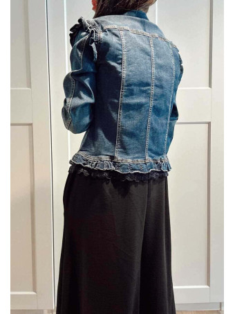 Cazadora Vaquera Volantes ODIBEE Blue Jean HEVE