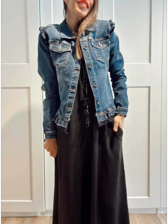 Cazadora Vaquera Volantes ODIBEE Blue Jean HEVE
