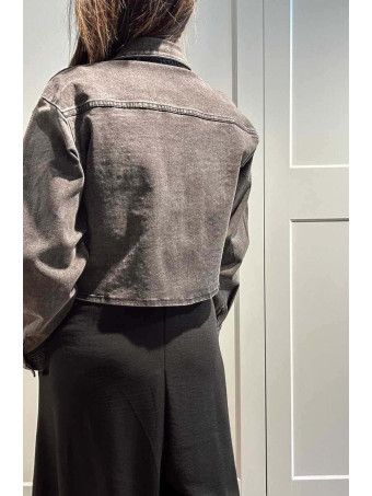 Cazadora Vaquera Strass MORGIAN Negro HEVE