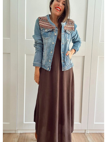 Cazadora Vaquera Boho Chic DALIBORA HEVE