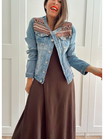 Cazadora Vaquera Boho Chic DALIBORA HEVE