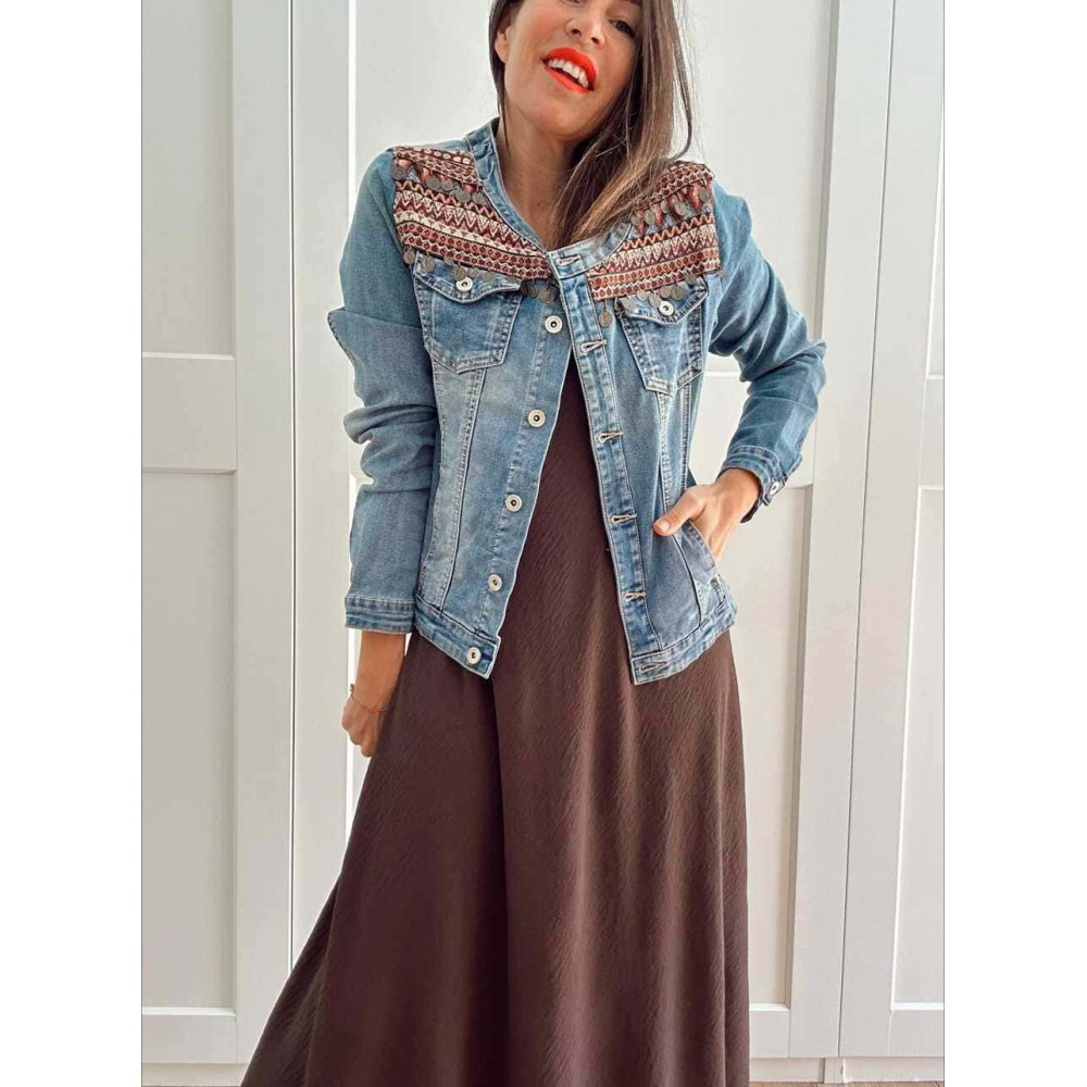 Cazadora Vaquera Boho Chic DALIBORA HEVE