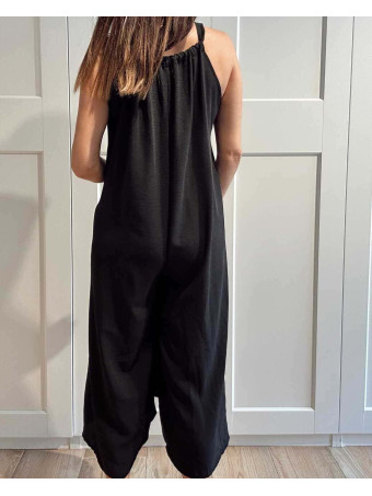 Mono Cropped Oversize LAMYRA Negro HEVE