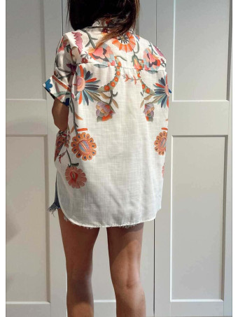 Blusa Oversize Estampada DALVIRA HEVE