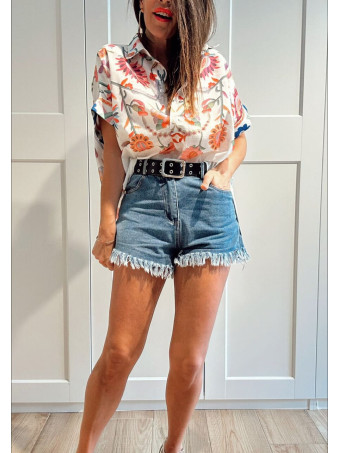 Blusa Oversize Estampada DALVIRA HEVE
