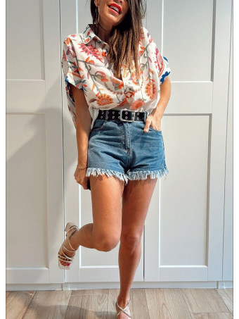 Blusa Oversize Estampada DALVIRA HEVE