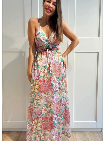 Vestido Largo Estampado Floral LYSPRIA HEVE
