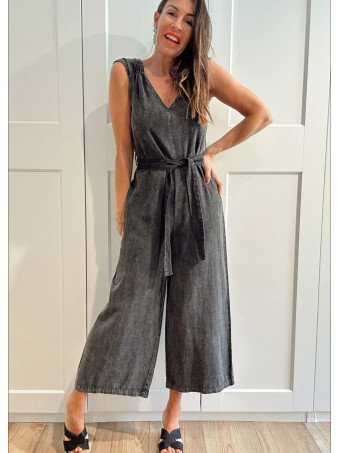 Mono Cropped con Cinturón KYLKYCE Negro HEVE