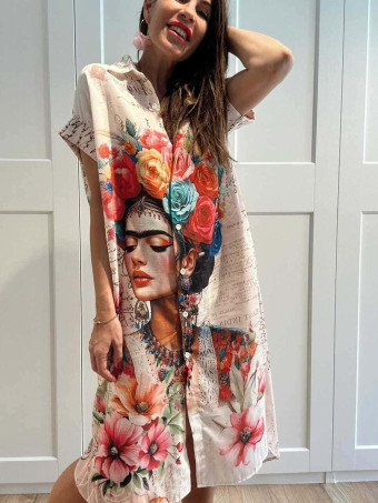 Vestido Camisero Oversize KAHLOSÍA HEVE