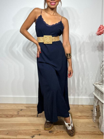 Vestido Lencero REENIE Marino HEVE