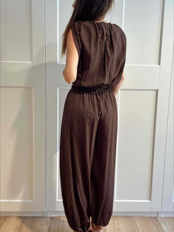 Conjunto Cuerpo y Jogger REKHA Marrón HEVE