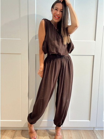 Conjunto Cuerpo y Jogger REKHA Marrón HEVE