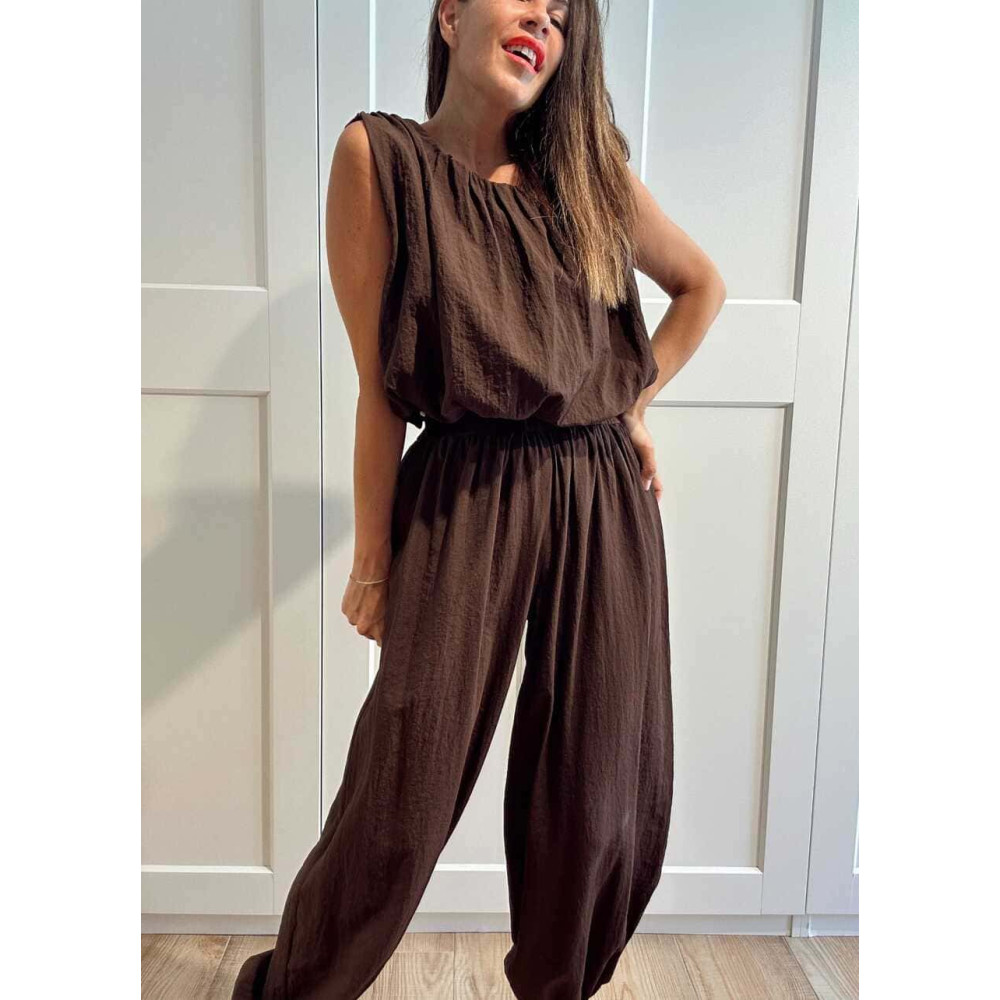 Conjunto Cuerpo y Jogger REKHA Marrón HEVE