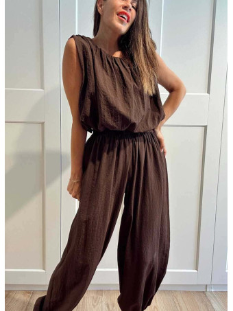 Conjunto Cuerpo y Jogger REKHA Marrón HEVE