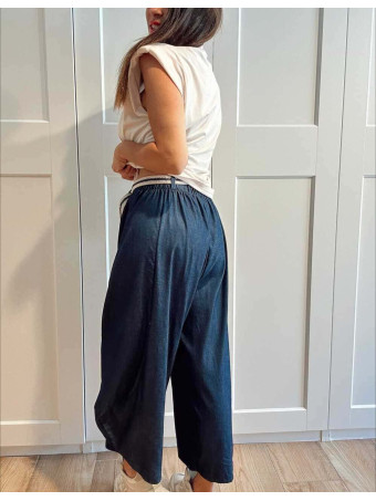 Pantalón Balloon con Cinturón NAVAEL Blue Jean HEVE