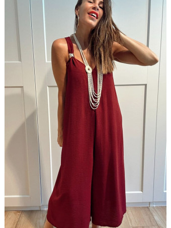 Mono Cropped Oversize LAMYRA Burdeos HEVE