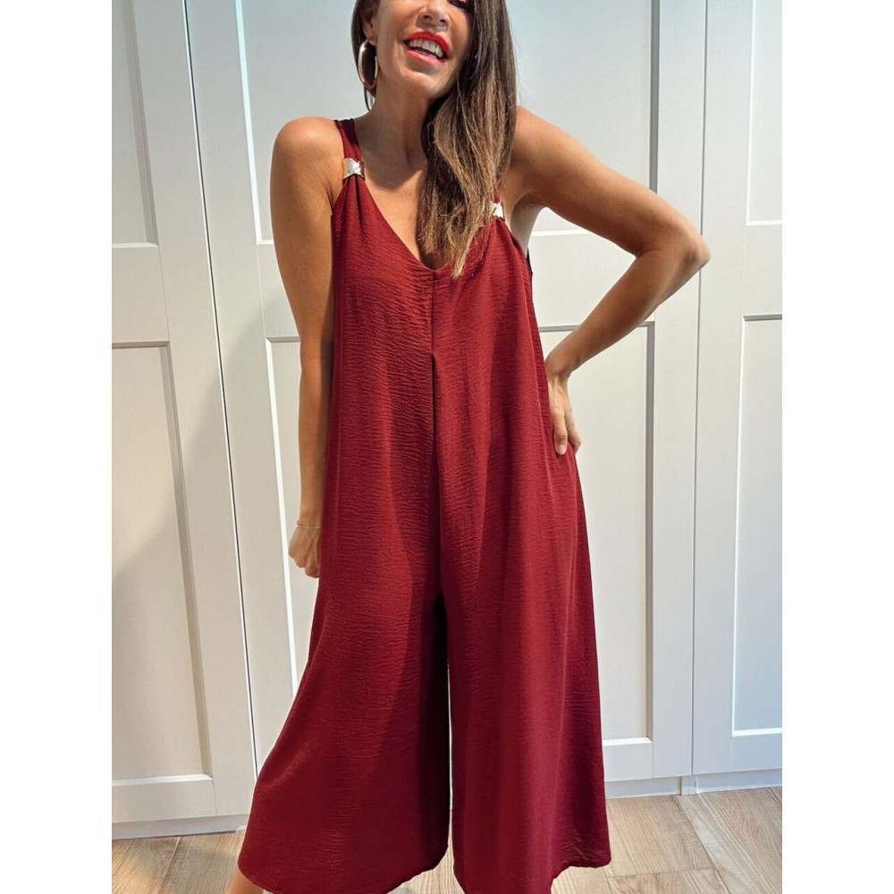 Mono Cropped Oversize LAMYRA Burdeos HEVE