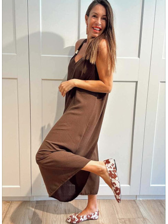 Mono Cropped Oversize LAMYRA Marrón HEVE