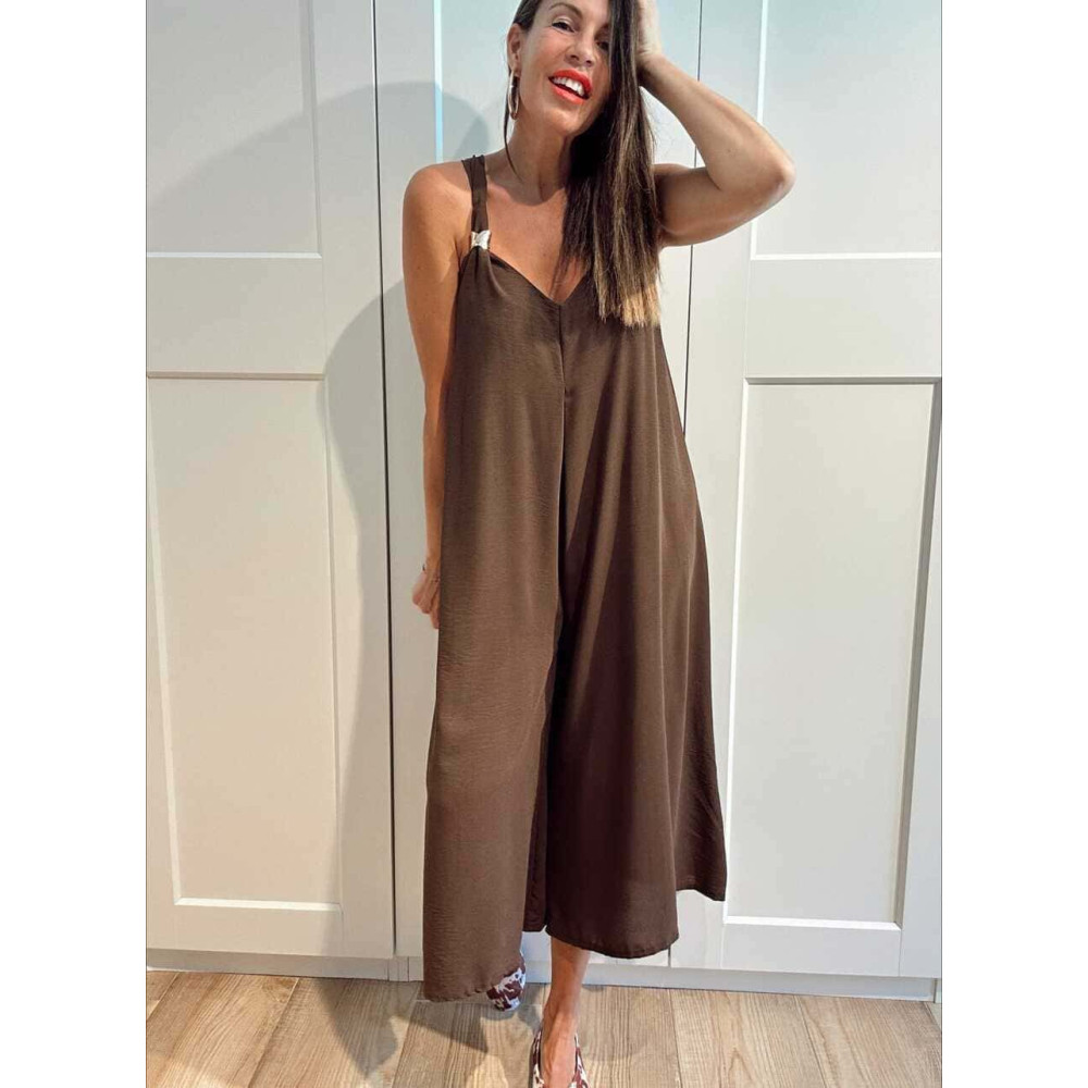 Mono Cropped Oversize LAMYRA Marrón HEVE