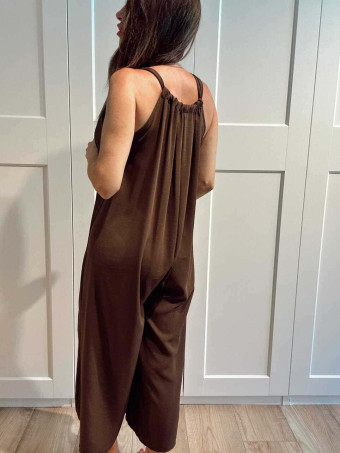 Mono Cropped Oversize LAMYRA Marrón HEVE