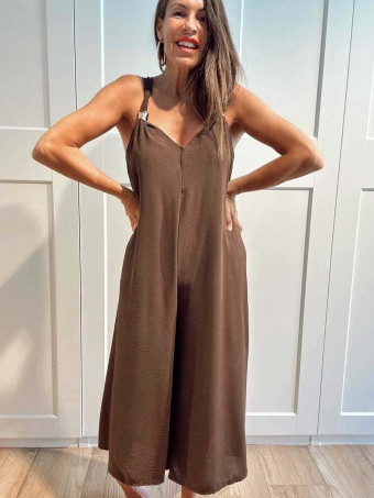 Mono Cropped Oversize LAMYRA Marrón HEVE