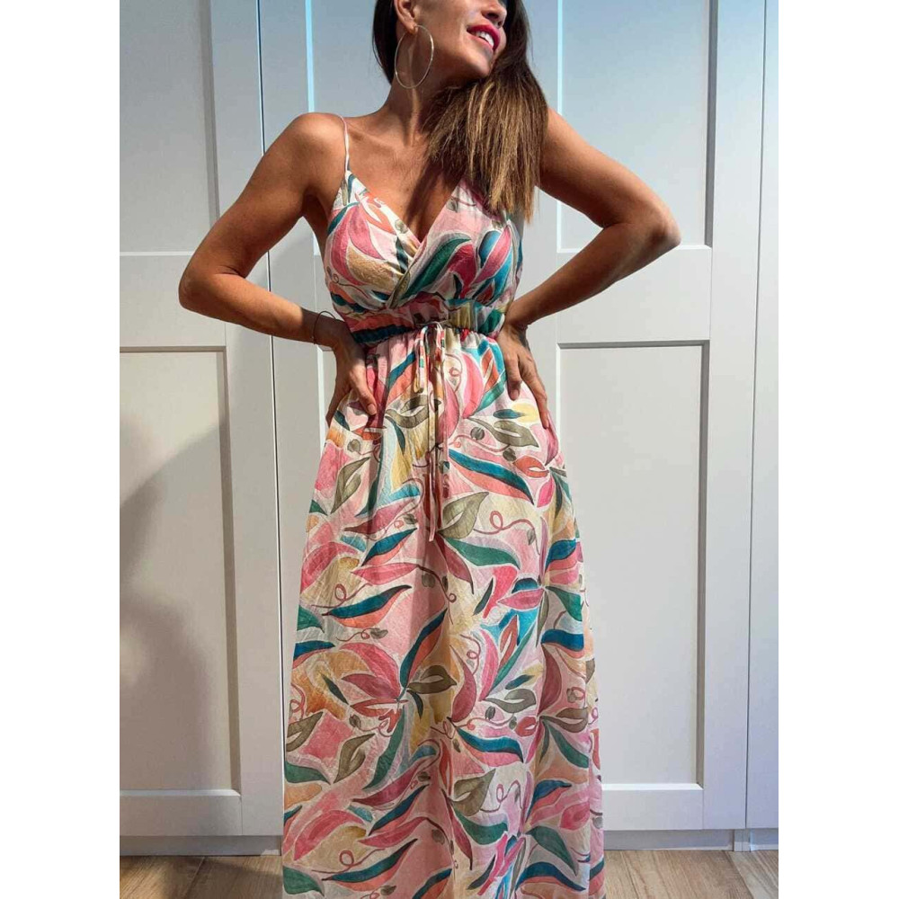 Vestido Estampado Flores CALIRENE HEVE