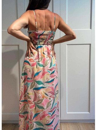 Vestido Estampado Flores CALIRENE HEVE