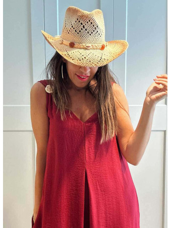 Sombrero Paja Cowboy MARUBÁ HEVE