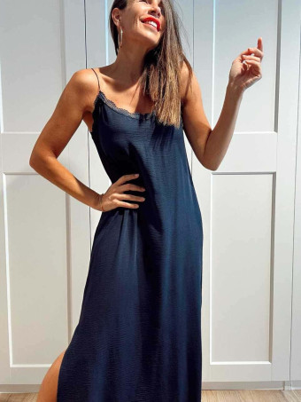 Vestido Lencero REENIE Marino HEVE